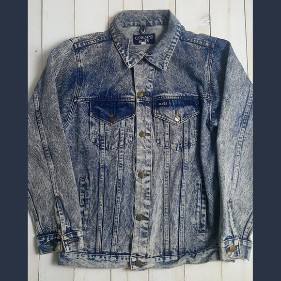 giordano denim shirt